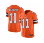 Youth Nike Denver Broncos #11 Jordan Norwood Limited Orange Rush NFL Jersey