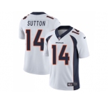 Youth Nike Denver Broncos #14 Courtland Sutton White Stitched NFL Vapor Untouchable Limited Jersey