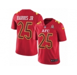 Youth Nike Denver Broncos #25 Chris Harris Jr Limited Red 2017 Pro Bowl NFL Jersey
