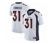 Youth Nike Denver Broncos #31 Justin Simmons Vapor Untouchable Limited White NFL Jersey