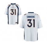 Youth Nike Denver Broncos #31 Justin Simmons White NFL Jersey
