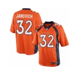 Youth Nike Denver Broncos #32 Andy Janovich Limited Orange Team Color NFL Jersey