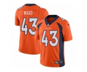 Youth Nike Denver Broncos #43 T.J. Ward Vapor Untouchable Limited Orange Team Color NFL Jersey