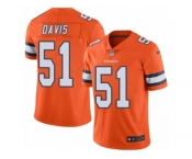 Youth Nike Denver Broncos #51 Todd Davis Limited Orange Rush NFL Jersey