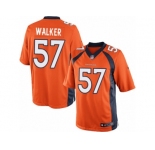 Youth Nike Denver Broncos #57 Demarcus Walker Limited Orange Team Color NFL Jerseyy