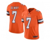 Youth Nike Denver Broncos #7 John Elway Limited Orange Rush NFL Jersey
