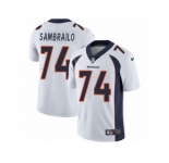 Youth Nike Denver Broncos #74 Ty Sambrailo Vapor Untouchable Limited White NFL Jersey