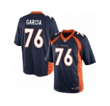 Youth Nike Denver Broncos #76 Max Garcia Limited Navy Blue Alternate NFL Jersey