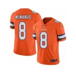 Youth Nike Denver Broncos #8 Brandon McManus Limited Orange Rush NFL Jersey