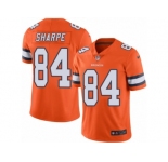 Youth Nike Denver Broncos #84 Shannon Sharpe Limited Orange Rush NFL Jersey