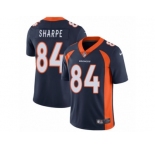Youth Nike Denver Broncos #84 Shannon Sharpe Vapor Untouchable Limited Navy Blue Alternate NFL Jersey