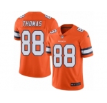 Youth Nike Denver Broncos #88 Demaryius Thomas Limited Orange Rush NFL Jersey