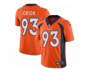 Youth Nike Denver Broncos #93 Jared Crick Vapor Untouchable Limited Orange Team Color NFL Jersey