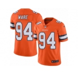 Youth Nike Denver Broncos #94 DeMarcus Ware Limited Orange Rush NFL Jersey