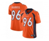 Youth Nike Denver Broncos #96 Shelby Harris Orange Team Color Vapor Untouchable Limited Player NFL Jersey
