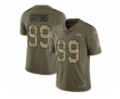 Youth Nike Denver Broncos #99 Adam Gotsis Limited Olive Camo 2017 Salute to Service NFL Jersey
