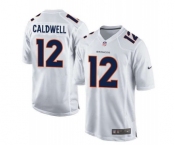 youth nike nfl jerseys denver broncos #12 caldwell white[new game][caldwell]