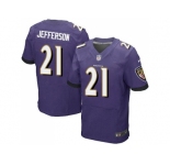 Nike Baltimore Ravens #21 Tony Jefferson Purple Team Color Men's Stitched NFL New Elite Jersey