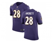 Nike Baltimore Ravens #28 Anthony Averett Purple Team Color Men Stitched NFL Vapor Untouchable Elite Jersey