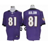 nike nfl jerseys baltimore ravens #81 anquan boldin purple[Elite]