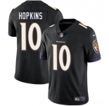 Men's Baltimore Ravens #10 DeAndre Hopkins Black Vapor Limited Football Jersey