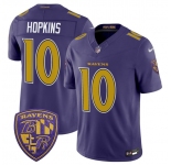 Men's Baltimore Ravens #10 DeAndre Hopkins Purple 2026 F.U.S.E. Alternate Vapor Limited Football Stitched Jersey