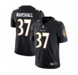 Men's Baltimore Ravens #37 Iman Marshall Black Alternate Vapor Untouchable Limited Player Football Jersey