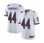 Men's Baltimore Ravens #44 Marlon Humphrey White Vapor Untouchable Limited Player Football Jersey