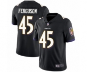 Men's Baltimore Ravens #45 Jaylon Ferguson Black Alternate Vapor Untouchable Limited Player Football Jersey