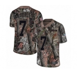 Men's Baltimore Ravens #7 Trace McSorley Limited Camo Rush Realtree Football Jersey