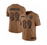 Men's Baltimore Ravens #89 Mark Andrews 2023 Brown Salute To Service Limited Football Stitched Jersey
