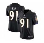 Men's Baltimore Ravens #91 Shane Ray Black Alternate Vapor Untouchable Limited Player Football Jersey