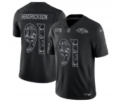 Men's Baltimore Ravens #91 Trey Hendrickson Black F.U.S.E. 2026 Salute to Service Limited Football Stitched Jersey