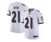Men's Nike Baltimore Ravens #21 Lardarius Webb Vapor Untouchable Limited White NFL Jersey