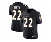 Men's Nike Baltimore Ravens #22 Jimmy Smith Vapor Untouchable Limited Black Alternate NFL Jersey