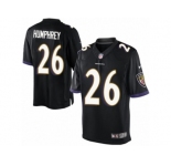 Men's Nike Baltimore Ravens #26 Marlon Humphrey Limited Black Alternate NFL Jersey