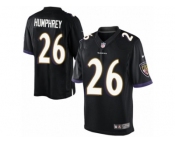 Men's Nike Baltimore Ravens #26 Marlon Humphrey Limited Black Alternate NFL Jersey