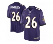 Men's Nike Baltimore Ravens #26 Marlon Humphrey Limited Purple Team Color NFL Jersey