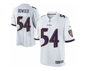 Men's Nike Baltimore Ravens #54 Tyus Bowser Limited White NFL Jersey