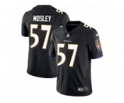 Men's Nike Baltimore Ravens #57 C.J. Mosley Vapor Untouchable Limited Black Alternate NFL Jersey