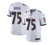 Men's Nike Baltimore Ravens #75 Jonathan Ogden Vapor Untouchable Limited White NFL Jersey