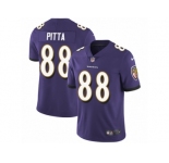 Men's Nike Baltimore Ravens #88 Dennis Pitta Vapor Untouchable Limited Purple Team Color NFL Jersey