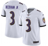 Nike Baltimore Ravens #3 Odell Beckham Jr White Vapor Untouchable Limited Jersey