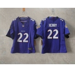 Women's Baltimore Ravens #22 Derrick Henry Black F.U.S.E. Vapor Football Jersey