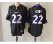 Women's Baltimore Ravens #22 Derrick Henry purple F.U.S.E. Vapor Football Jersey