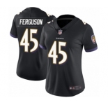 Women's Baltimore Ravens #45 Jaylon Ferguson Black Alternate Vapor Untouchable Limited Player Football Jersey