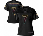 Women's Baltimore Ravens #7 Trace McSorley Game Black Fashion Football Jersey
