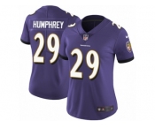 Women's Nike Baltimore Ravens #29 Marlon Humphrey Vapor Untouchable Limited Purple Team Color NFL Jersey