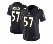 Women's Nike Baltimore Ravens #57 C.J. Mosley Vapor Untouchable Limited Black Alternate NFL Jersey