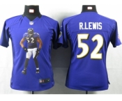 nike women nfl jerseys baltimore ravens #52 r.lewis purple[portrait fashion]